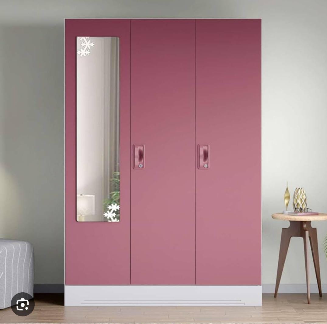 Modern 3 Door Wardrobe with Mirror